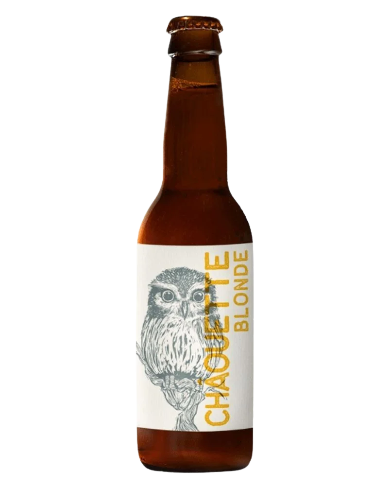 Bière La Chaouette avec son étiquette d'origine