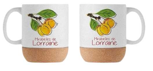 Mug mat liège personnalisable, motifs Lorraine