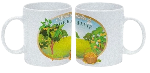 Mug standard, designs Lorraine personnalisables