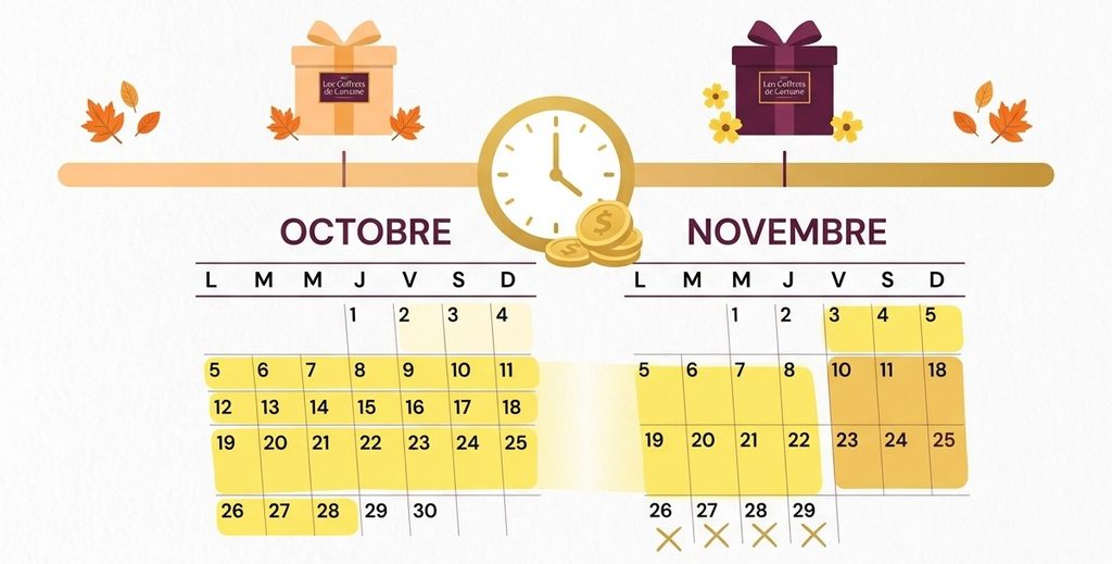 le bon timing pour commander ses colis de noel a temps
